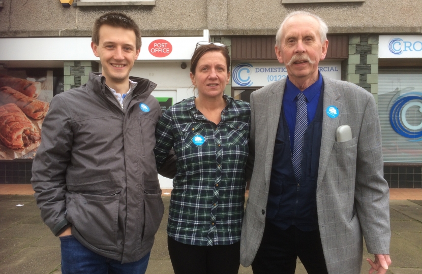 Your three Conservative candidates for Ulverston East: Ben, Sarah and Norman.