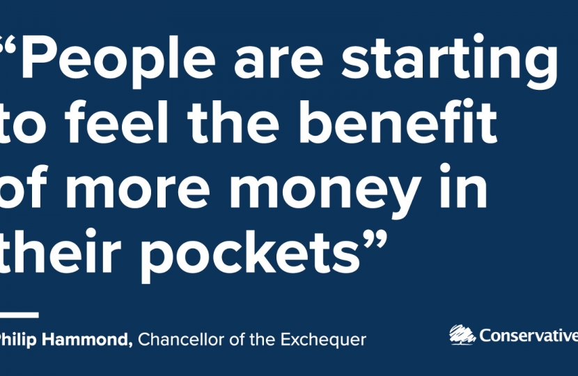 More people are taking home more money in their pay packet