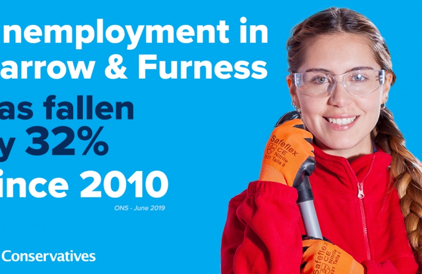 Record levels of employment in Barrow and Furness