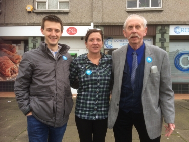 Your three Conservative candidates for Ulverston East: Ben, Sarah and Norman.